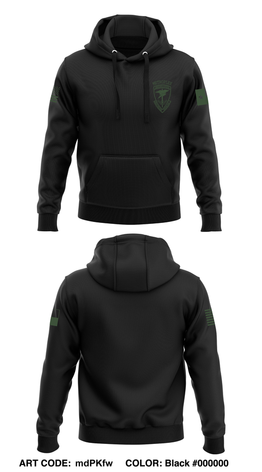 METROPLEX Core Men's Hooded Performance Sweatshirt