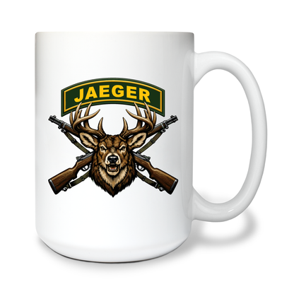3rd Plt Bull Troop 15 oz White Ceramic Mug - AERrZk