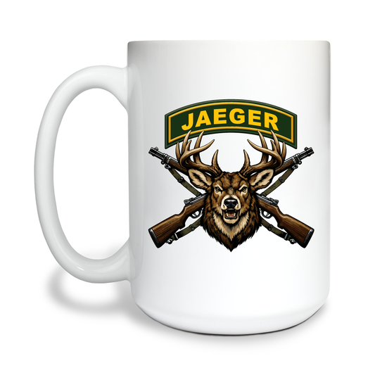 3rd Plt Bull Troop 15 oz White Ceramic Mug - AERrZk