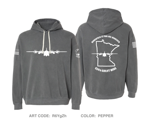 934th AES Comfort Unisex Hooded Sweatshirt - R6YgZh