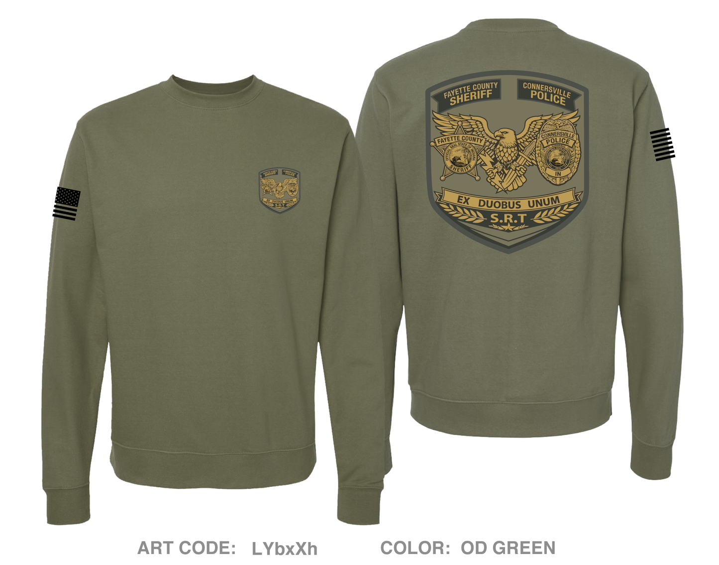 CONNERSVILLE SWAT Comfort Unisex Crewneck Sweatshirt - LYbxXh