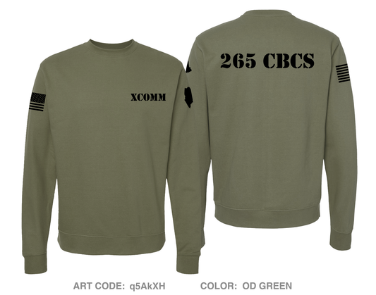 265 COMBAT COMMUNICATIONS SQUADRON Comfort Unisex Crewneck Sweatshirt - q5AkXH