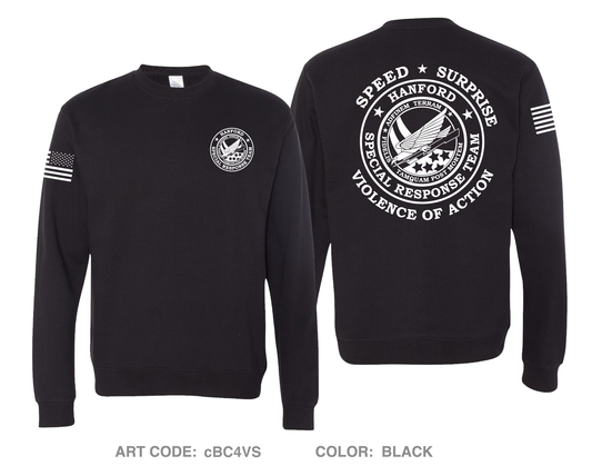 HANFORD PATROL SRT Store 1 Comfort Unisex Crewneck Sweatshirt - cBC4VS