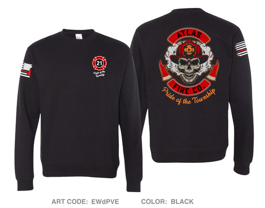 Atlas Fire Co. Comfort Unisex Crewneck Sweatshirt - EWdPVE