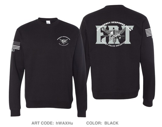 Findlay Police Department ERT Comfort Unisex Crewneck Sweatshirt - hWAXHu