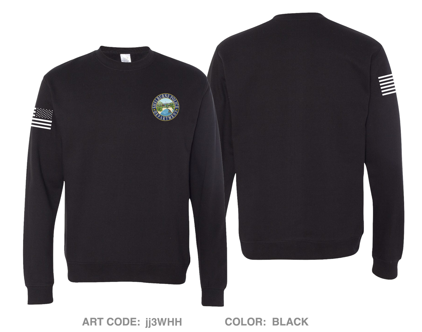 Shelburne Police Department Comfort Unisex Crewneck Sweatshirt - jj3WHH