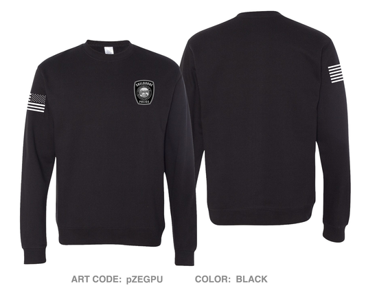 Shelburne Police Department Comfort Unisex Crewneck Sweatshirt - pZEGPU