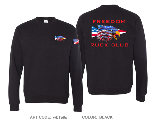 Freedom Ruck Club Comfort Unisex Crewneck Sweatshirt - wbTe8s