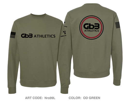 GB3 Athletics Comfort Unisex Crewneck Sweatshirt - Nrs99L