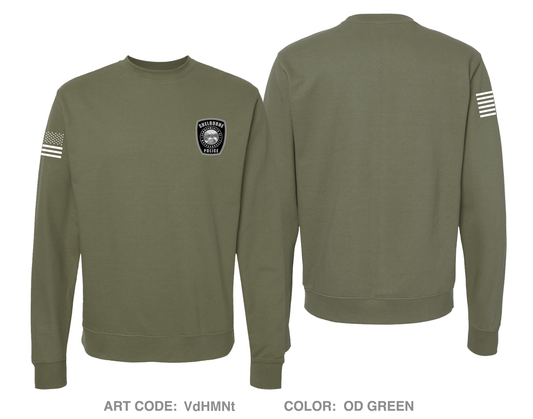 Shelburne Police Department Comfort Unisex Crewneck Sweatshirt - VdHMNt