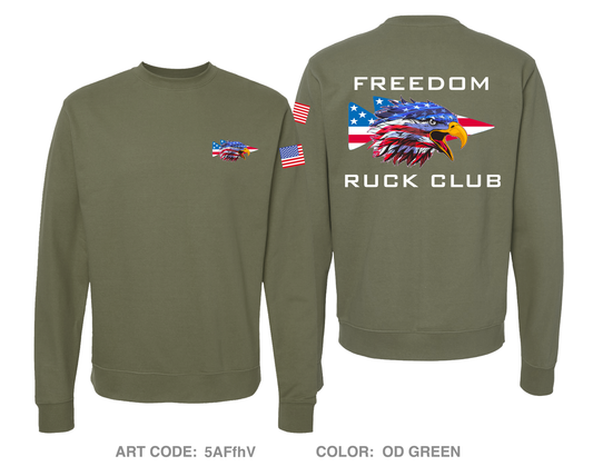 Freedom Ruck Club Comfort Unisex Crewneck Sweatshirt - 5AFfhV