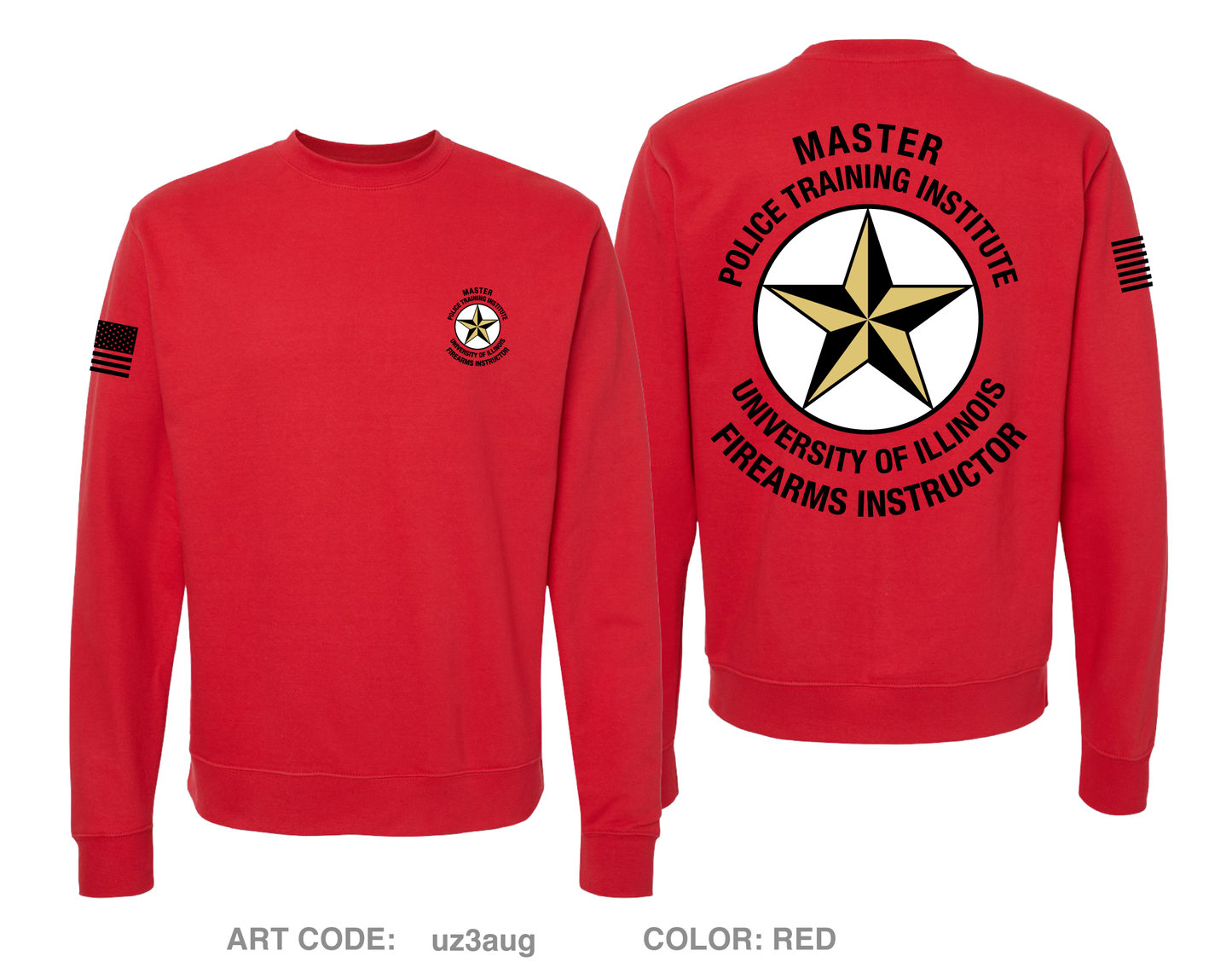 Police Training Institute-MFI Comfort Unisex Crewneck Sweatshirt - uz3aug