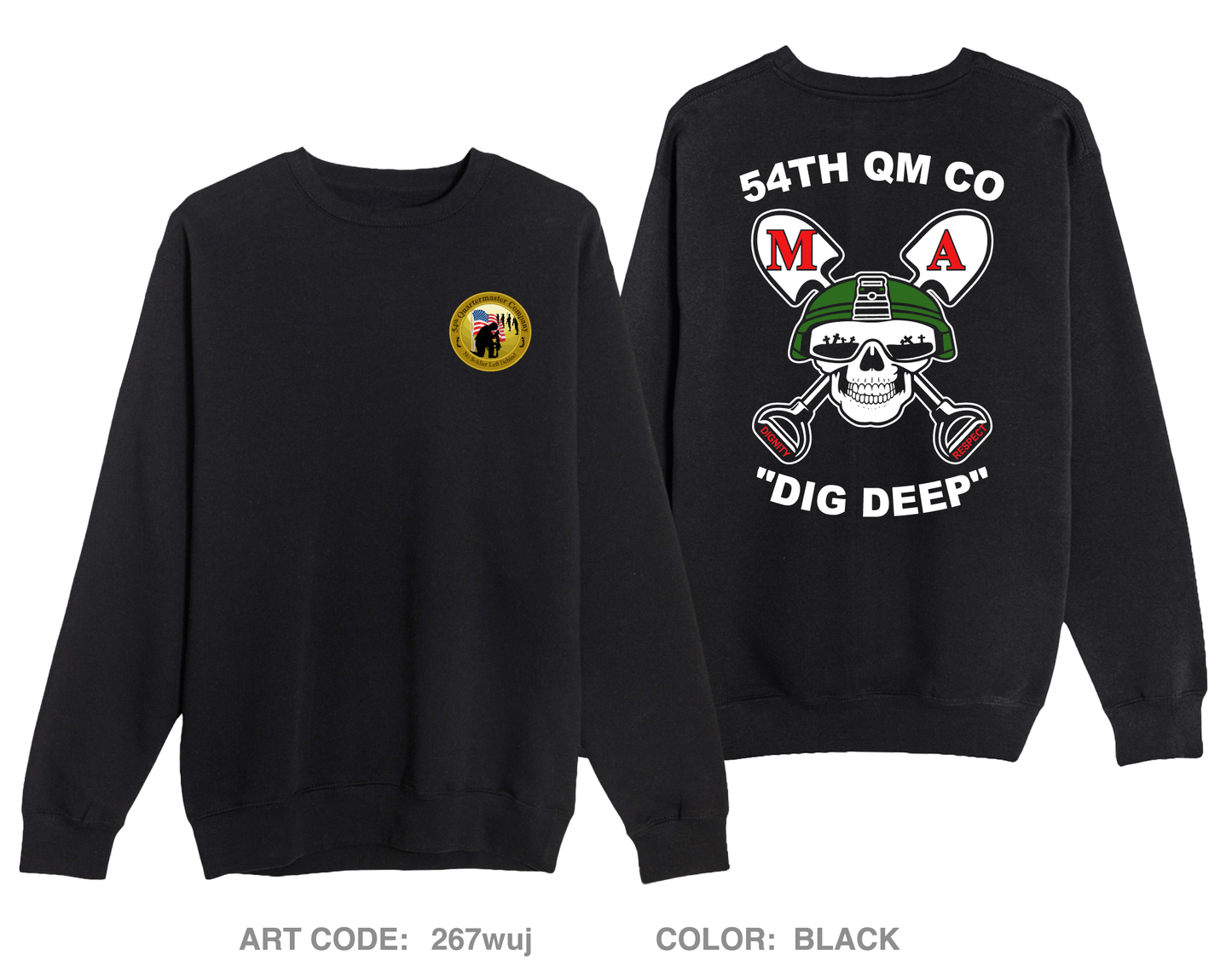 54th QM CO Comfort Unisex Crewneck Sweatshirt - 267wuj