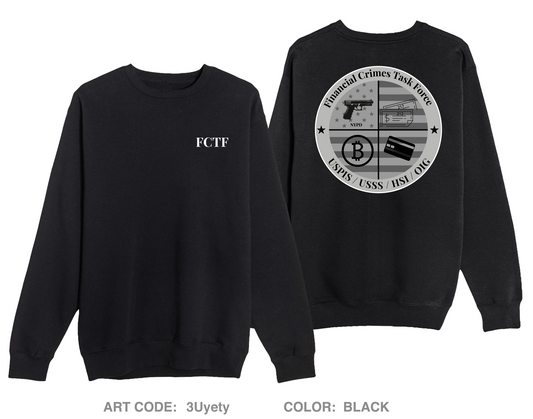 Financial Crimes Task Force Comfort Unisex Crewneck Sweatshirt - 3Uyety