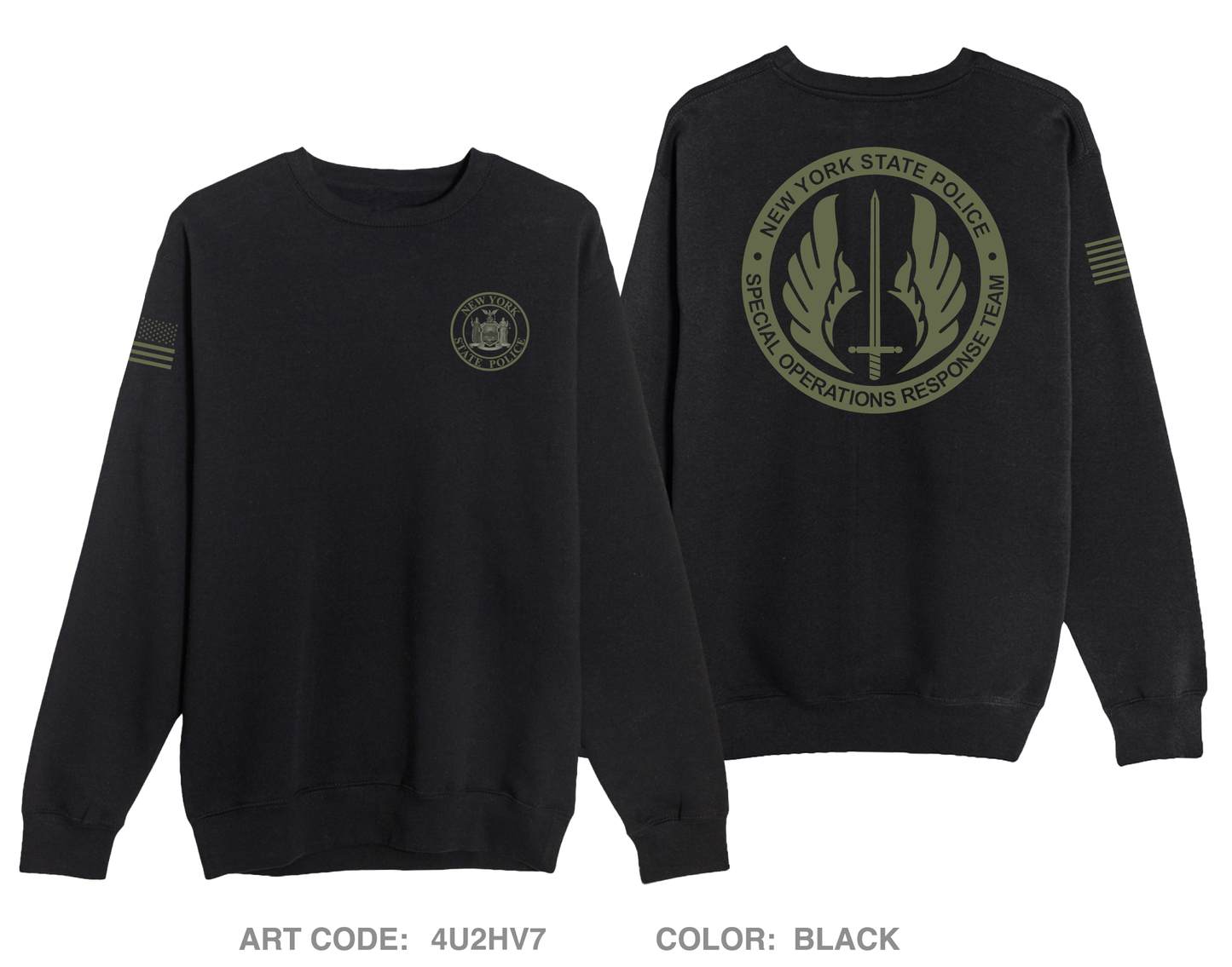 NYSP SORT Comfort Unisex Crewneck Sweatshirt - 4U2HV7