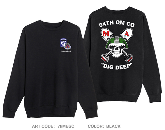 54th QM CO Comfort Unisex Crewneck Sweatshirt - 7kMBSC