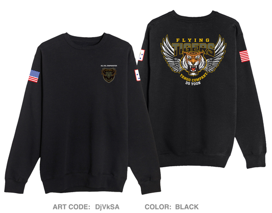"Flying Tigers" 82nd Platoon, Tango Company, 266th QM BN Comfort Unisex Crewneck Sweatshirt - DjVkSA