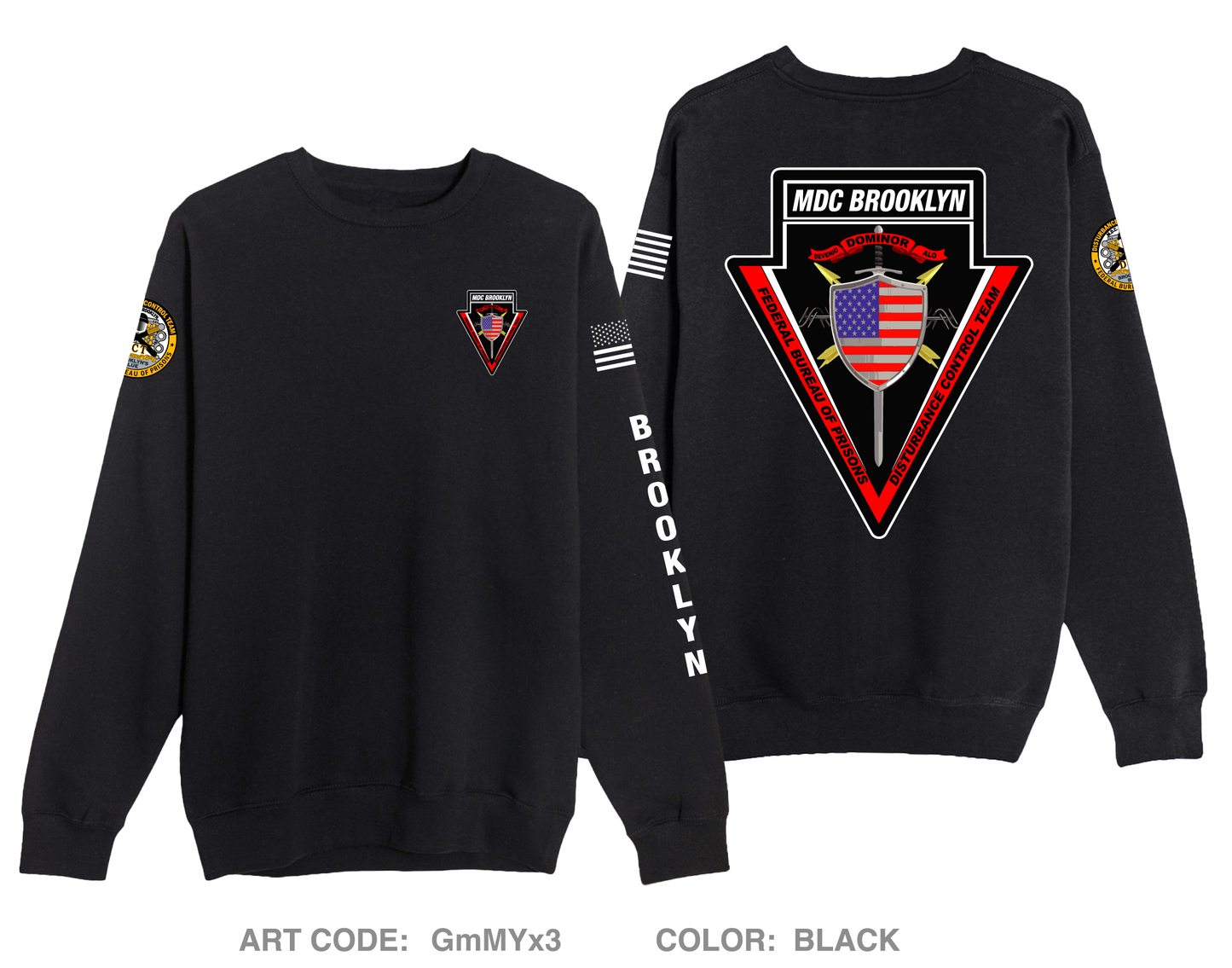 MDC Brooklyn DCT Comfort Unisex Crewneck Sweatshirt - GmMYx3