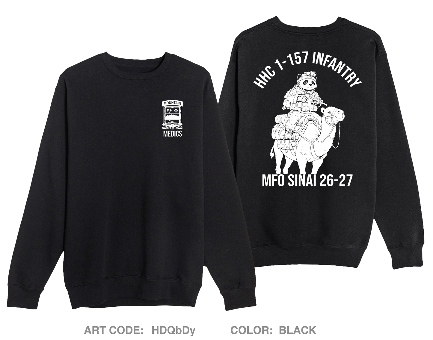 1-157 medics Comfort Unisex Crewneck Sweatshirt - HDQbDy