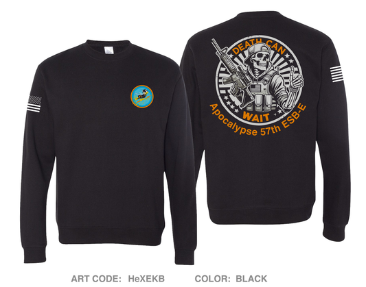 A Co, 57th ESB-E, 11th SIG BDE Comfort Unisex Crewneck Sweatshirt - HeXEKB