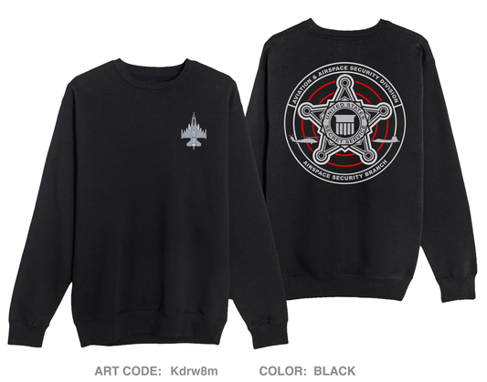 Airspace Security Branch Comfort Unisex Crewneck Sweatshirt - Kdrw8m