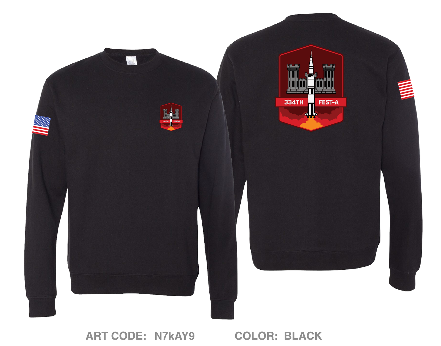 334th FEST-A Store 1 Comfort Unisex Crewneck Sweatshirt - N7kAY9