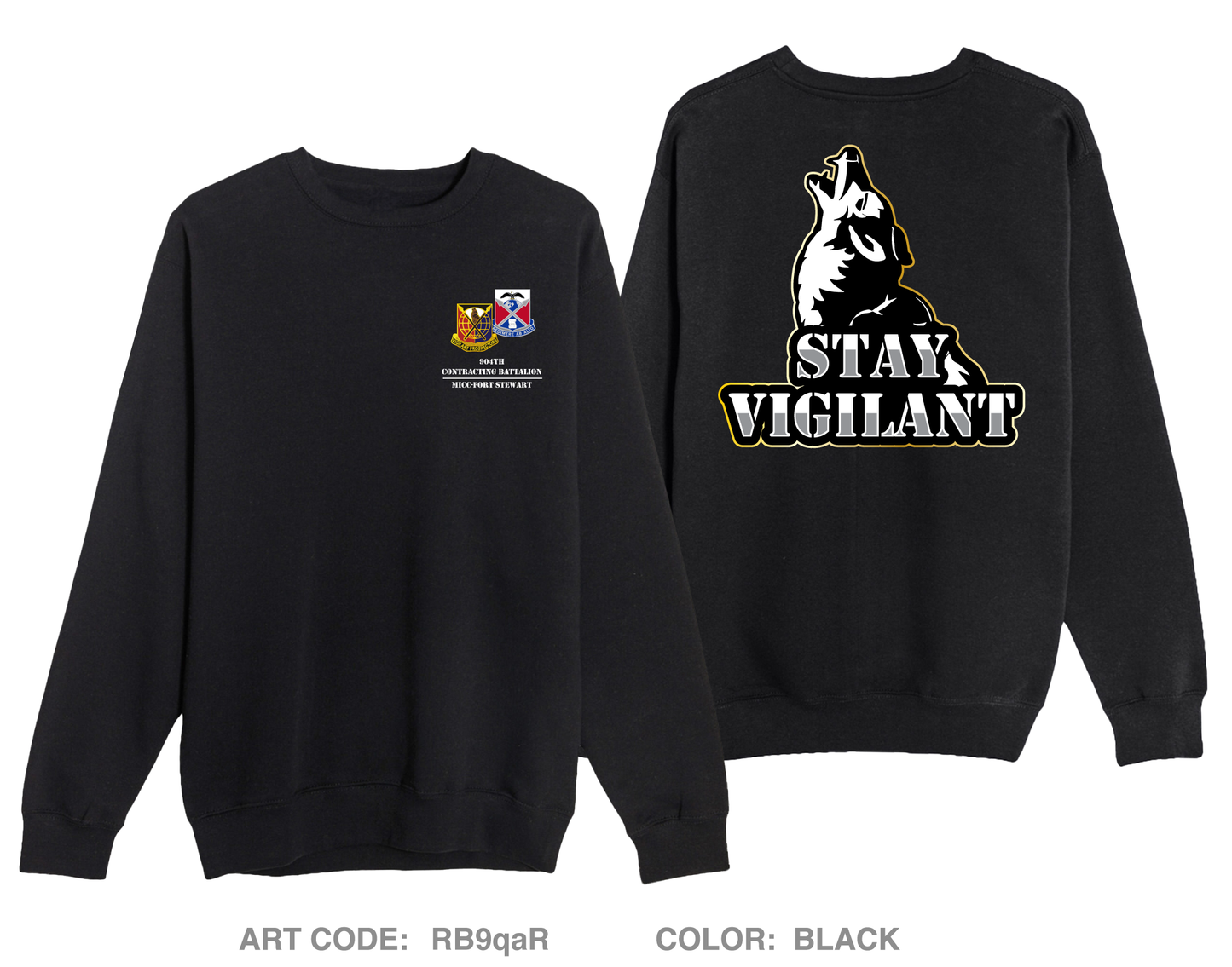 904th Contracting Battalion Comfort Unisex Crewneck Sweatshirt - RB9qaR