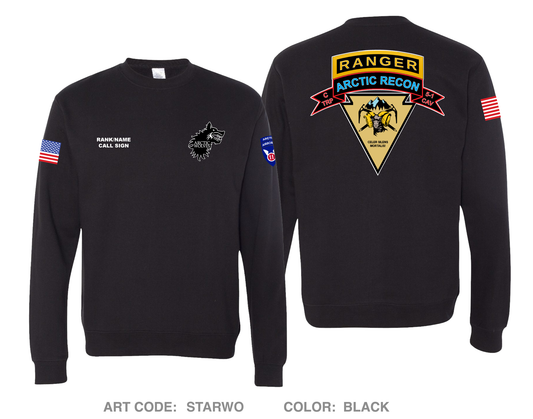 CUSTOM C-TROOP, 5-1 CAV Comfort Unisex Crewneck Sweatshirt - STARWO