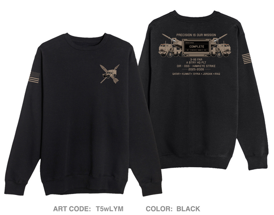 Alpha Battery 3-116FAR Comfort Unisex Crewneck Sweatshirt - T5wLYM