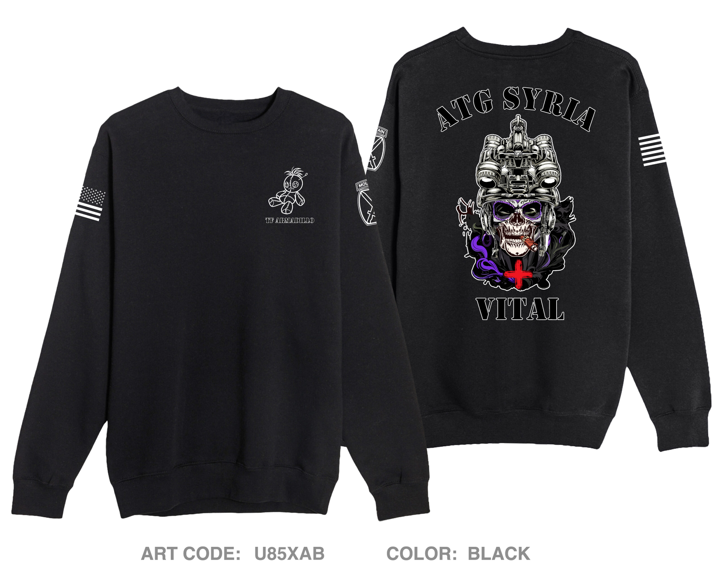 TF Armadillo Medical Comfort Unisex Crewneck Sweatshirt - U85XAB