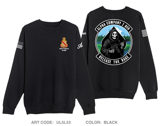 Alpha Company, 2D BSB Comfort Unisex Crewneck Sweatshirt - UL5L53