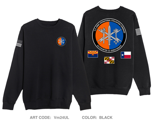 C2CC2 Directorate Comfort Unisex Crewneck Sweatshirt - Vm24UL