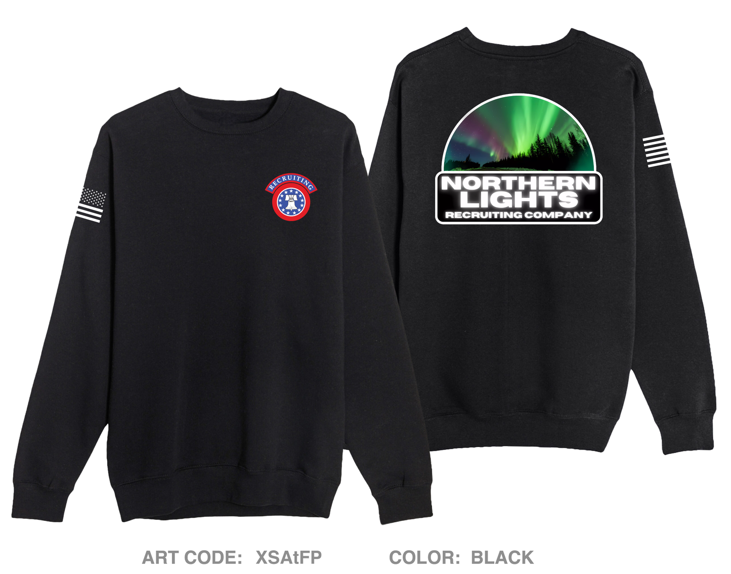 Northern Lights Recruiting Company Comfort Unisex Crewneck Sweatshirt - XSAtFP