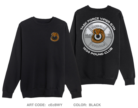 Viper Gym Comfort Unisex Crewneck Sweatshirt - cEcBWY