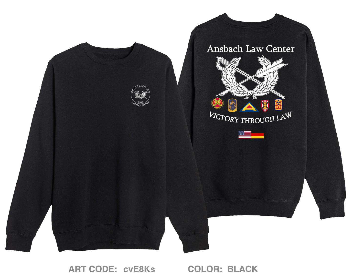 Ansbach Law Center Comfort Unisex Crewneck Sweatshirt - cvE8Ks