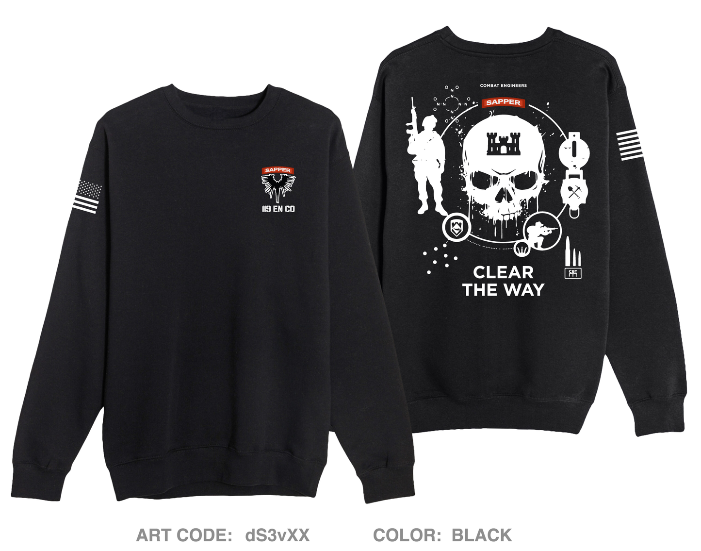 119 Engineer Company (SAPPER) Fundraising Collection Comfort Unisex Crewneck Sweatshirt - dS3vXX