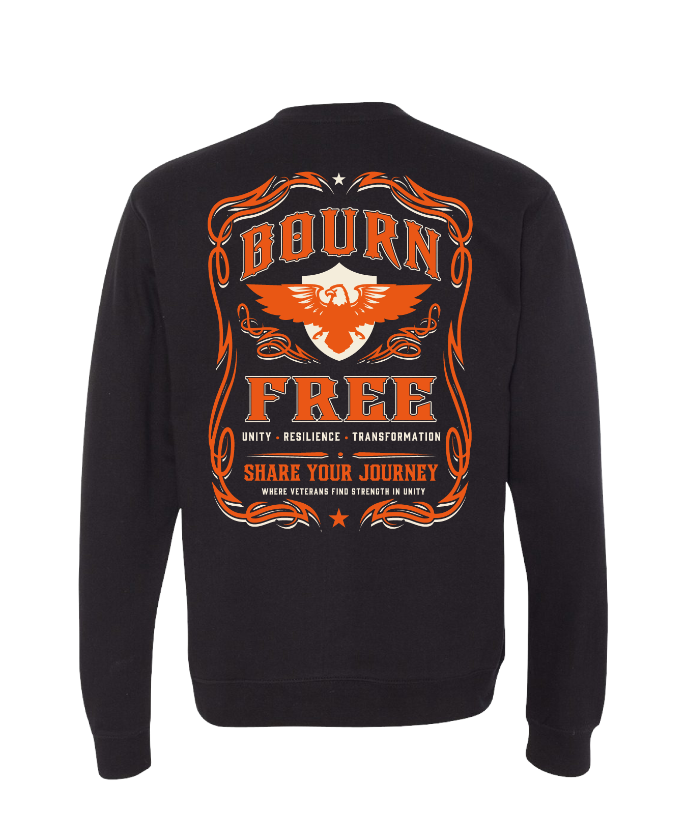 Bourn Free Comfort Unisex Crewneck Sweatshirt - Unity.Resilience.Transformation