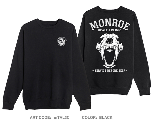 Monroe Health Clinic Comfort Unisex Crewneck Sweatshirt - mTAL3C