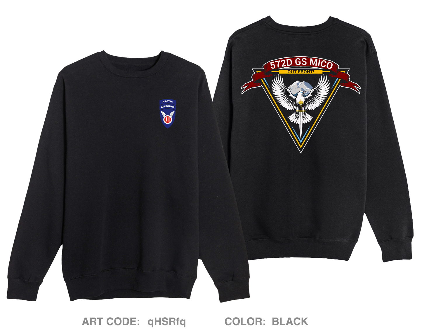 572D GS MI CO Comfort Unisex Crewneck Sweatshirt - qHSRfq