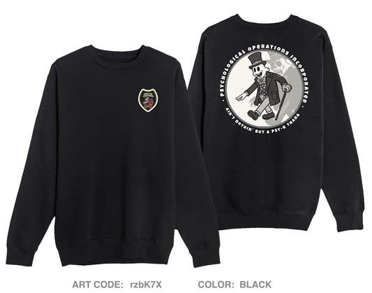 SOCAF PSYOP PDD Comfort Unisex Crewneck Sweatshirt - rzbK7X