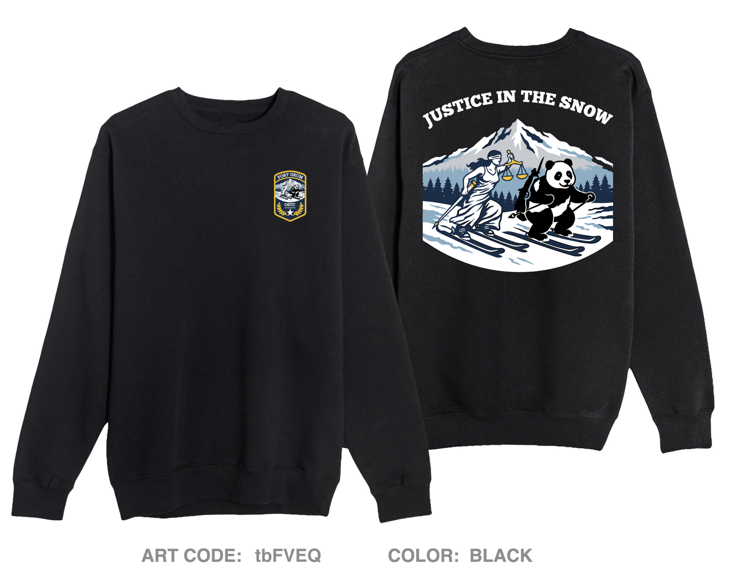 Office of the Special Trial Counsel at Fort Drum Comfort Unisex Crewneck Sweatshirt - tbFVEQ