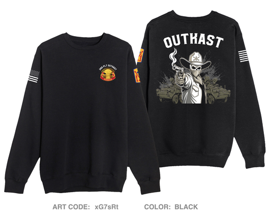 5-4 ADAR 2nd PLT ALPHA BTTRY Fundraising Collection Comfort Unisex Crewneck Sweatshirt - xG7sRt