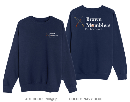 Brown Mumblers Comfort Unisex Crewneck Sweatshirt - NHtgEp