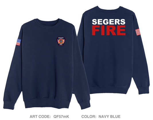 Segers Fire & Rescue Comfort Unisex Crewneck Sweatshirt - QF57mK