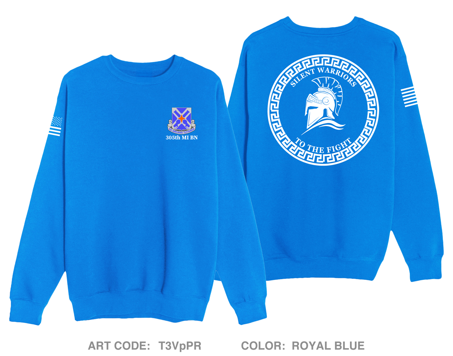 305th MI BN Comfort Unisex Crewneck Sweatshirt - T3VpPR