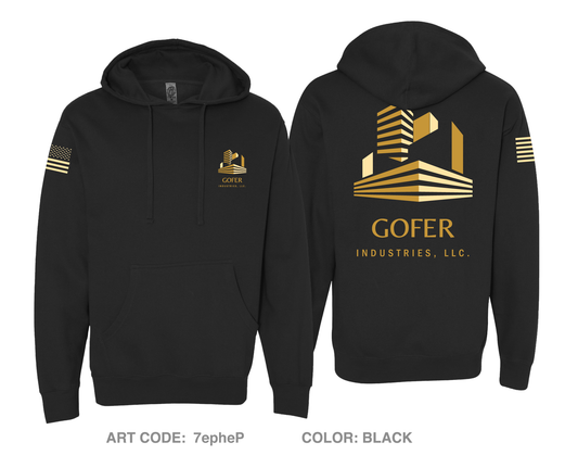 GOFER INDUSTRIES LLC Comfort Unisex Hooded Sweatshirt - 7epheP