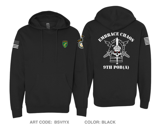 9th Psychological Operations Battalion Comfort Unisex Hooded Sweatshirt - BSVfYX