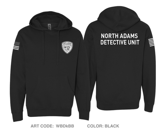 North Adams Police Detective Unit Comfort Unisex Hooded Sweatshirt - WBDkBB