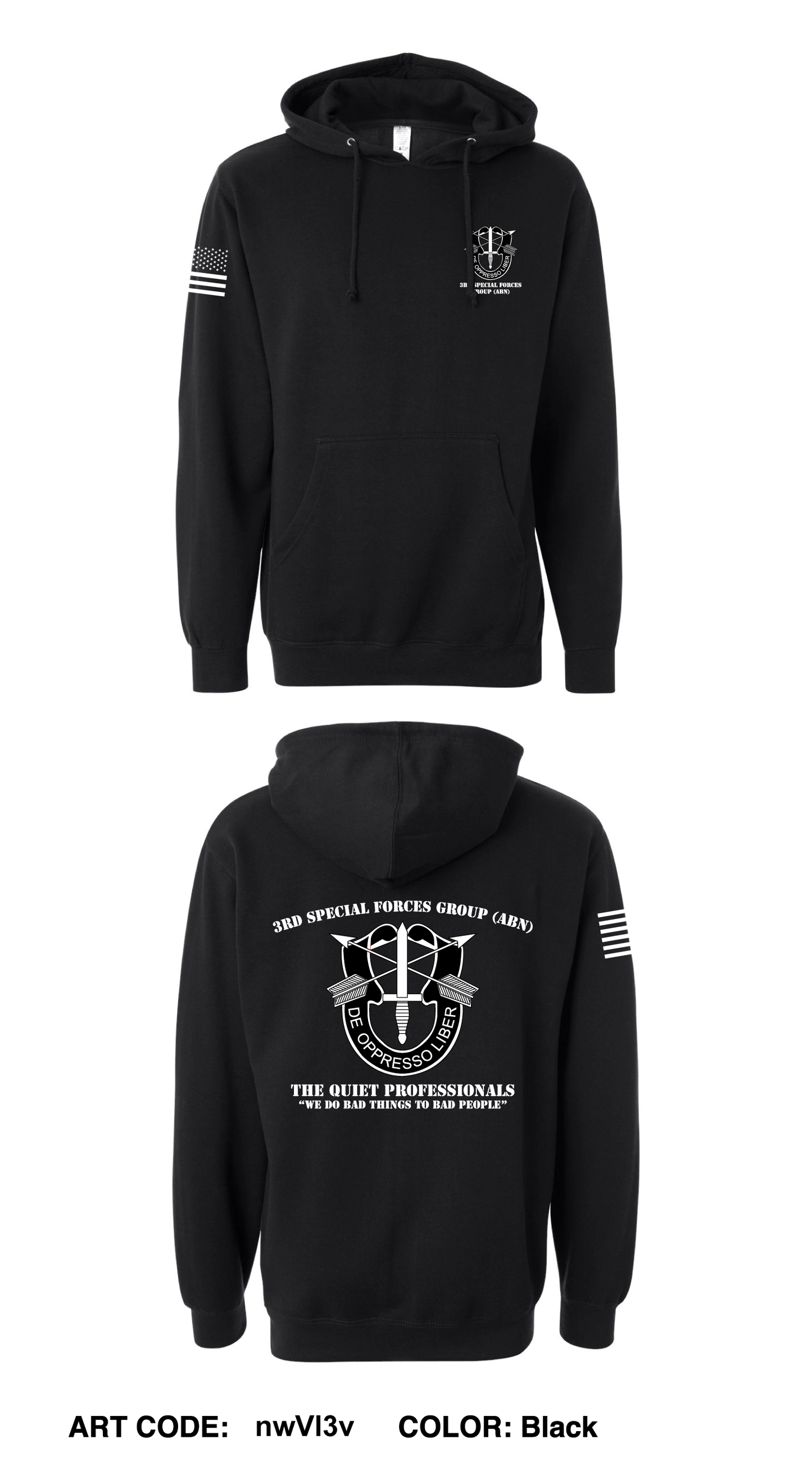3Rd Special Forces Group (ABN) Store 1 Comfort Unisex Hooded Sweatshirt - nwVl3v