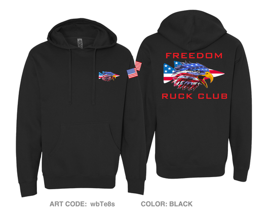 Freedom Ruck Club Comfort Unisex Hooded Sweatshirt - wbTe8s